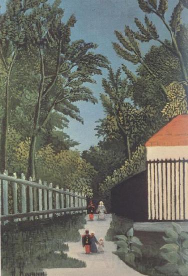 Henri Rousseau View of Montsouris Park Norge oil painting art